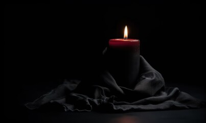 Wall Mural - candle in the dark Muharram  HD 8K wallpaper Stock Photography Photo Image