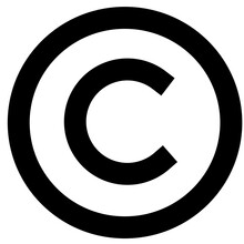 Copyright Symbol In A Circle Png Icon 