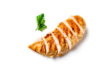 Canvas Print - Grilled chicken fillet