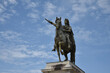 Statue équestre de Louis XIV à Montpellier. France