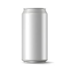 330 Ml Aluminum Beverage Drink Soda Can Isolated On White And Transparent Background. Png Transparent.
