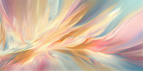 Wall Mural - abstract wallpaper background design in pastel colors (generative ai)