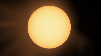 Wall Mural - space planet star galaxy in sunlight, space background. 3d render
