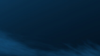 Wall Mural - smoke in light on a dark blue background. 3d render
