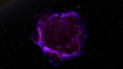 Wall Mural - cosmic nebula in space among stars and galaxies. gas dust clouds nebula in outer space. birth and ex