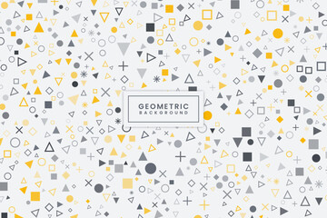 Flat Modern Geometric Background Design