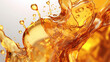 abstract liquid background 3d honey