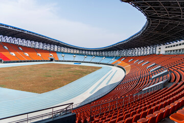 Sticker - Big empty stadium in a city