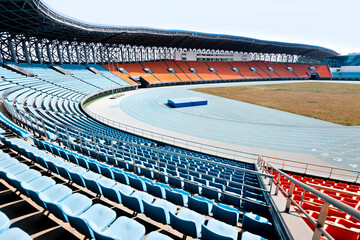 Sticker - Big empty stadium in a city