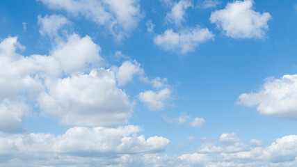 blue sky with some white clouds