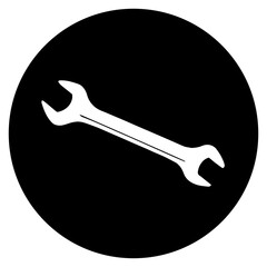 wrench isolated on white background