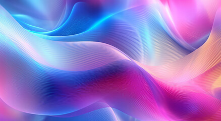 Wall Mural - abstract neon glow background. generative ai