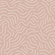 Comic wavy squiggle texture background. Curved waved stripes, lines seamless pattern.