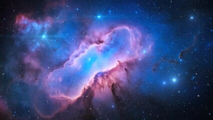 Wall Mural - Beautiful nebula and deep space environment