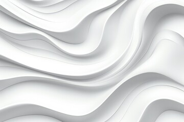 Wall Mural - abstract white silky smooth elegant ornate texture generative ai