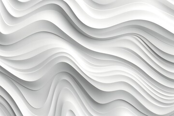 Wall Mural - Abstract White Silky Smooth Elegant Ornate Texture Generative AI 