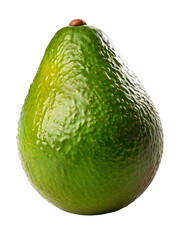 Wall Mural - Ripe bio avocado close-up. Isolated on a transparent background. KI.