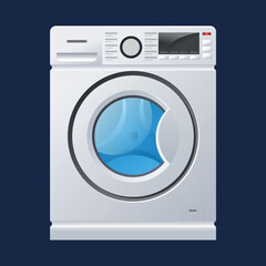 Illustration of a washing machine