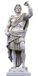 © Tatyana - Greek marble god statue isolated on a white background, AI generated