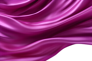  Purple Violet luxury silk cloth floating flying in the air. With copy text space. Mock up template for product presentation. Wallpaper banner. 3D rendering.
