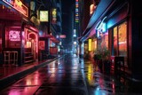 Fototapeta Londyn - street in night