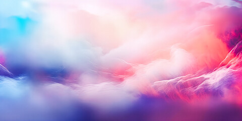 Wall Mural - soft focus dreamy pastel color background with copy space, waves liquid smoke flow presentation back