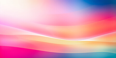 Wall Mural - soft focus dreamy pastel color background with copy space, waves liquid smoke flow presentation back