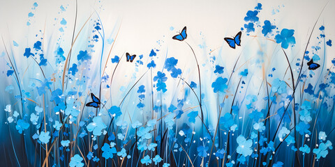 Wall Mural - soft focus dreamy pastel color background with copy space