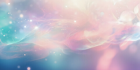 Wall Mural - soft focus dreamy pastel color background with copy space