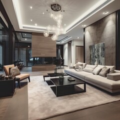 Poster - modern living room