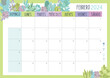 Calendario Planificador 2024 en Español - Tamaño A4 - Mes de Febrero