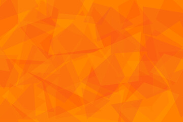 Wall Mural - Abstract Geometric Orange Yellow Background Triangle Shapes Transparent Overlay layers Vector Illustration. Summer Summertime Halloween Backdrop