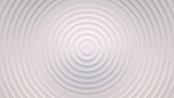 Fototapeta Przestrzenne - Wave from concentric circles, rings on the surface. Bright, milky radio wave abstract background