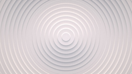 Wall Mural - Wave from concentric circles, rings on the surface. Bright, milky radio wave abstract background