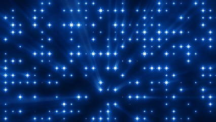 Wall Mural - flashing particles pattern with beams, rays.