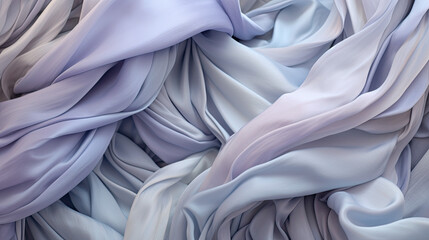 Silk fabric background created with Generative AI	
