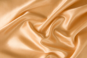 brown or gold silk fabric texture for background