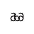 Letters ABA Monogram logo design