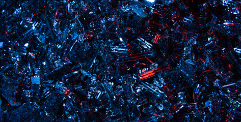 Abstract broken glass or crystal diamond color background.