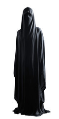 grim reaper in black cloth, halloween mystery concept, generative ai