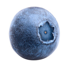 Wall Mural - blueberry isolated on white background, full depth of field, high quality