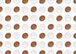 © BillionsPhoto - Coconut Seamless Pattern Background. Vector Illustration.