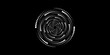 © halwani - Dots, spiral circles, swirls, swirls black background.