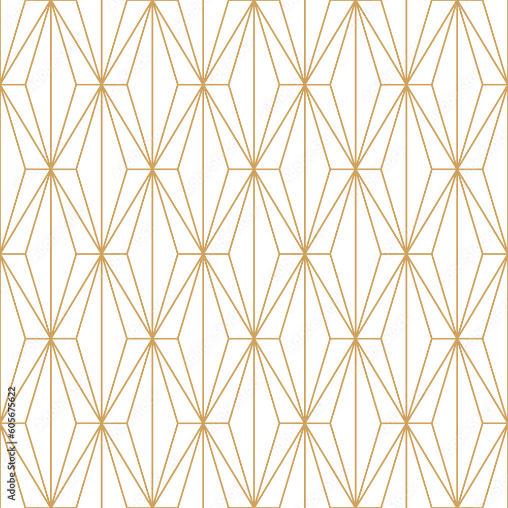 Art deco seamless pattern with gold square and line , luxury wallpaper ...