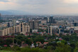 Panoramic view of Almaty downtown, Kazakhstan