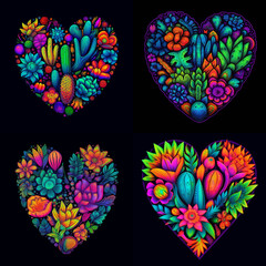 Sticker - set of heart