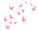 Fototapeta Motyle - pink watercolor gradient vevtor design