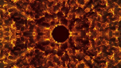 Wall Mural - big data visualization. abstract dynamic particles. abstract space background on a scientific astron