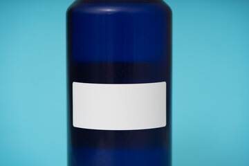 Sticker - glass bottle with chemicals