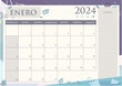 Calendario Planificador 2024 en Español - Mes de Enero